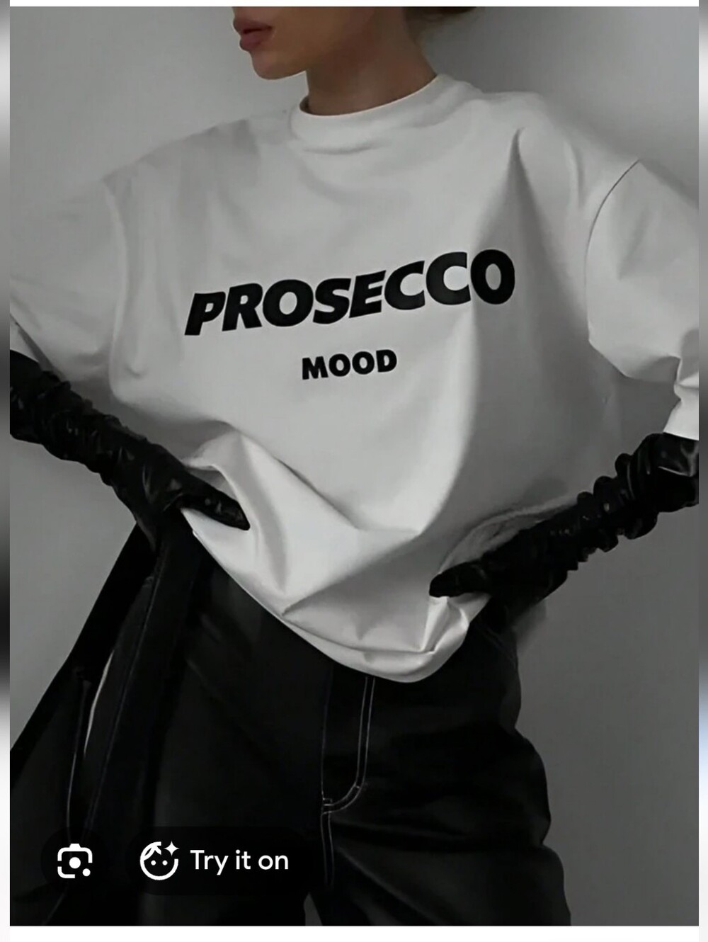 Shein Curve Women's Prosecco Cotton T-Shirt Short Sleeve Size 1X